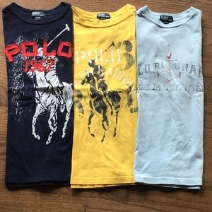 Ralph Lauren Boys Short Sleeve Graphic Tees Lot
